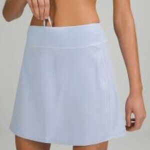 Lululemon Pace Rival Mid-Rise Skirt *Extra Long, Blue Linen, Size 4